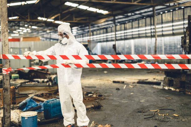 Professional Odor Removal technician working in Pembroke, MA